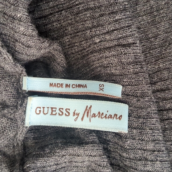 Marciano charcoal wool blend waterfall open cardigan - Picture 3 of 5